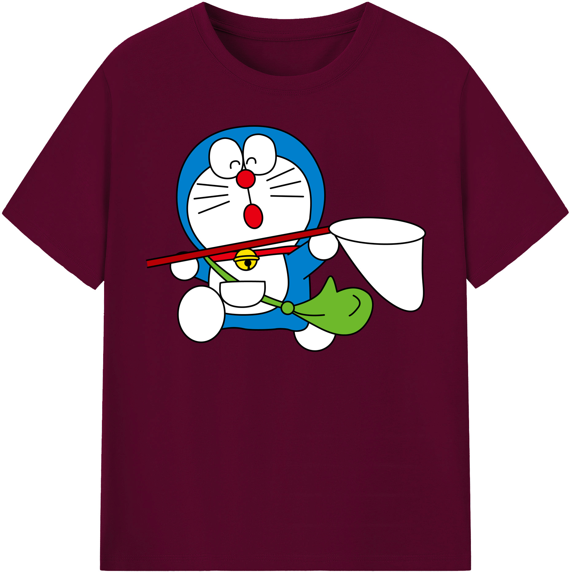 （画像用） ドラえもん Doraemon レディースカジュアルプリントTシャツ（綿100％）